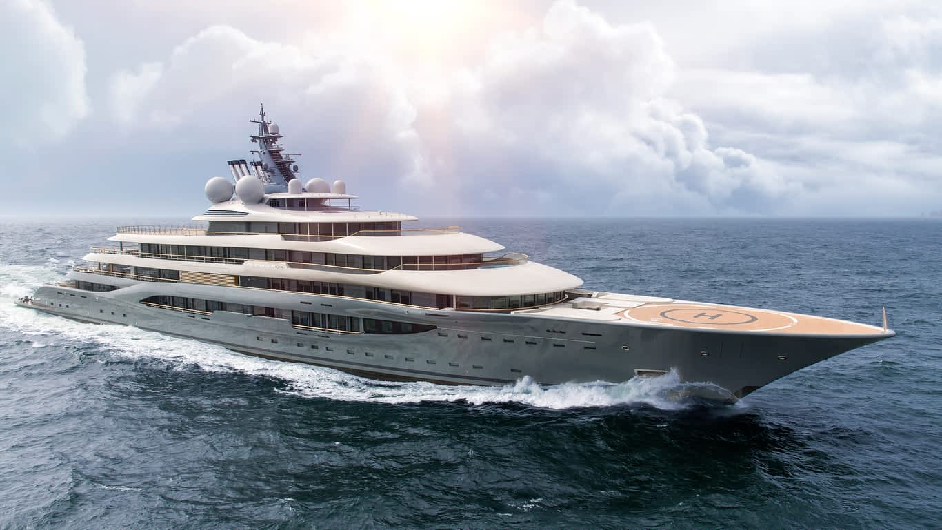Charter the 136m FLYING FOX: A Year-Round Luxury Yacht Experience in the Maldives and Thailand