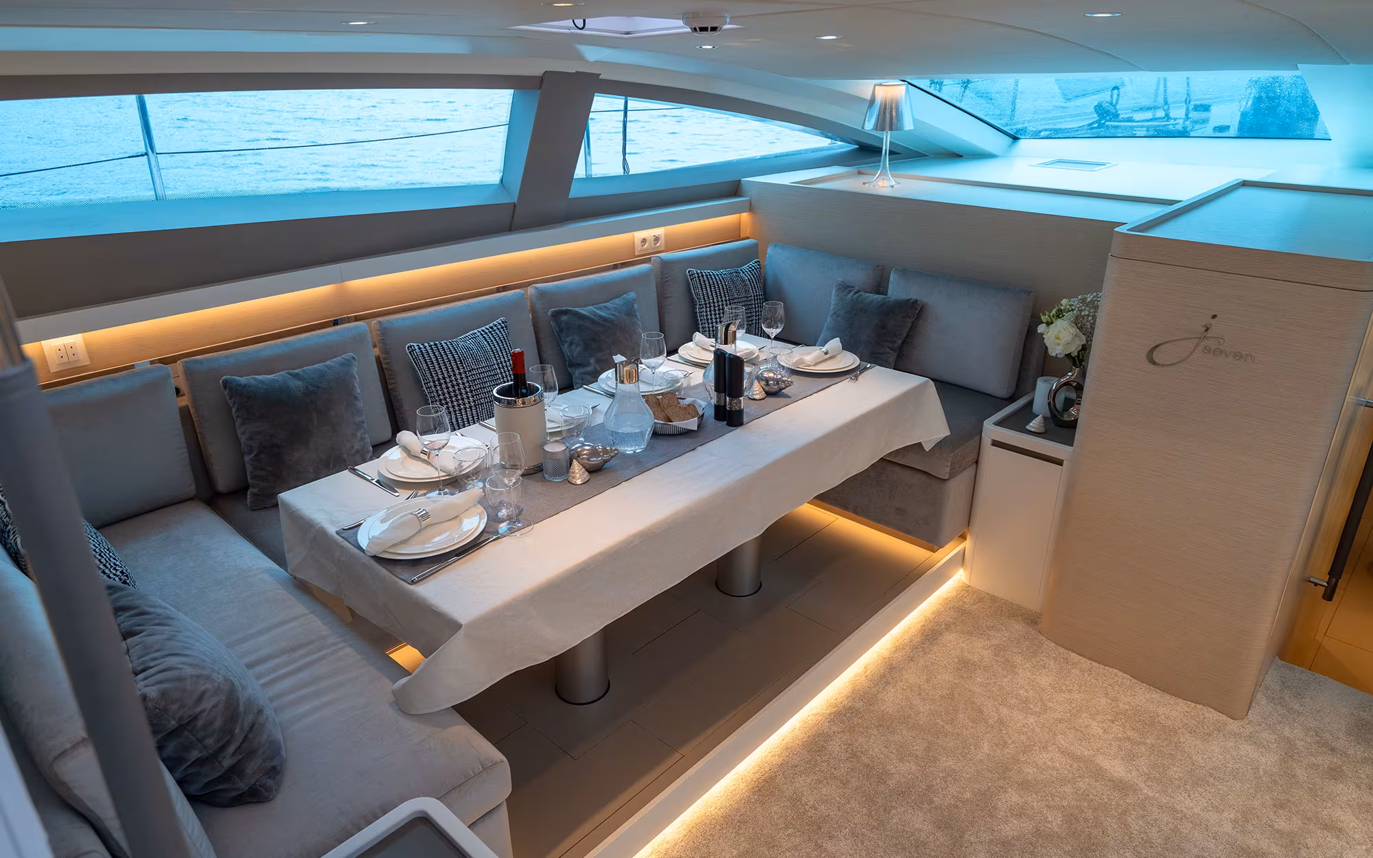 Experience Sailing in Luxury with J SEVEN: Newly Refitted 26m CNB Yacht and Renowned Chef Richar Howland