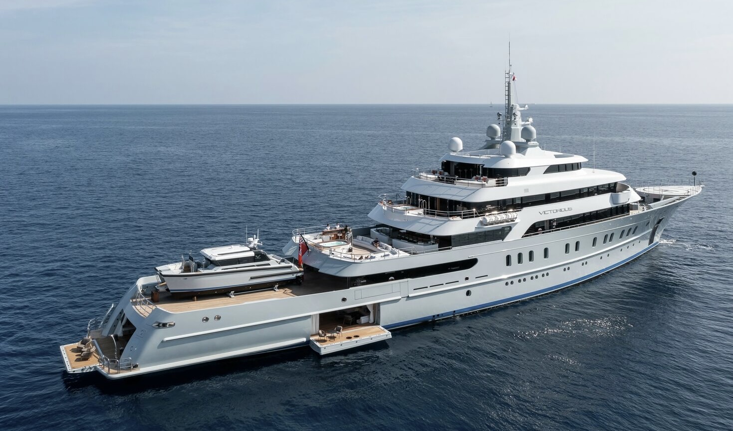  Charter VICTORIOUS: A Luxurious 85-Meter Explorer Yacht Escape in the Mediterranean