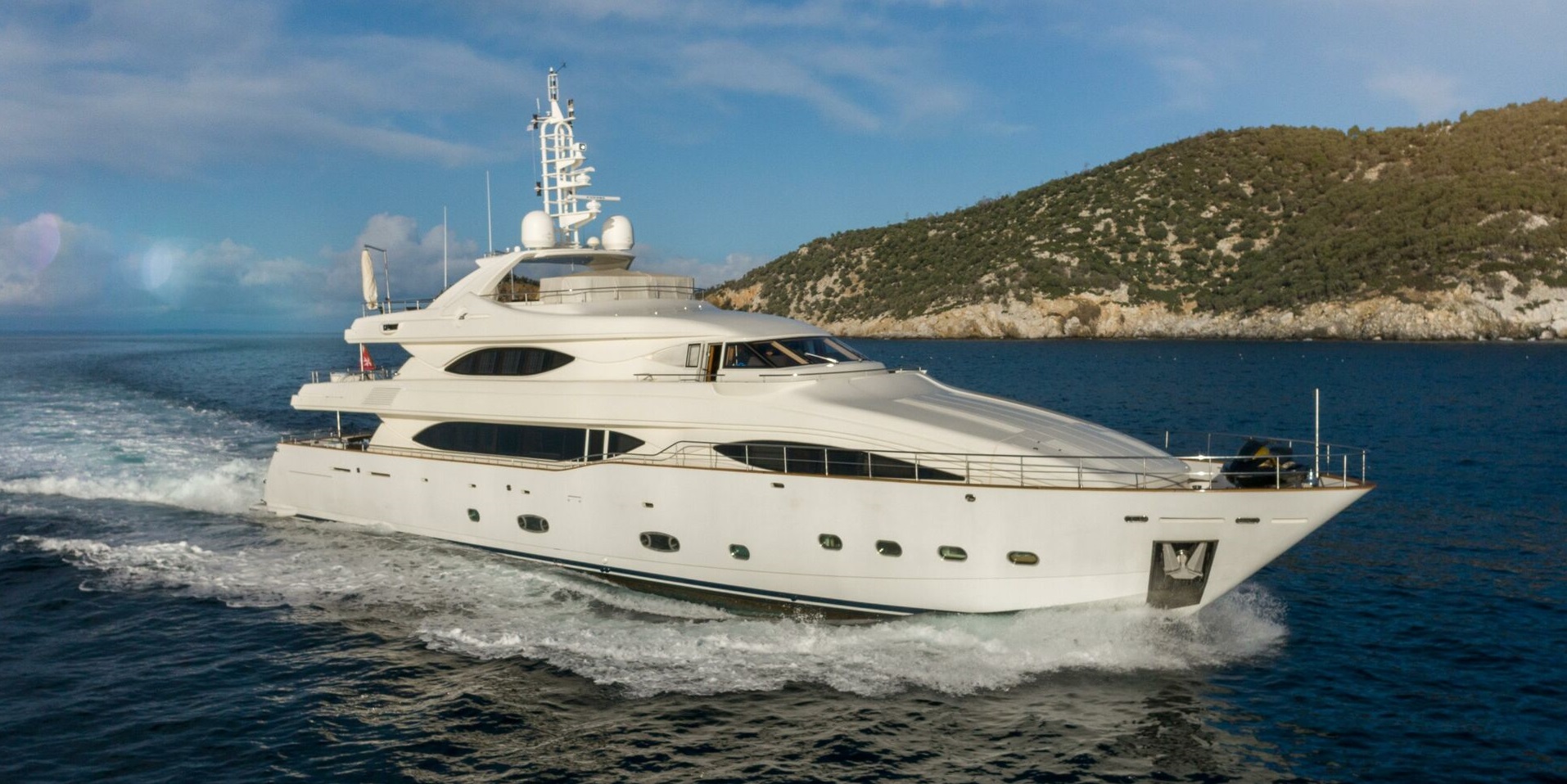 Charter M/Y PARADISE: A Luxurious 130-Foot CRN Ferretti Yacht Escape in Greece