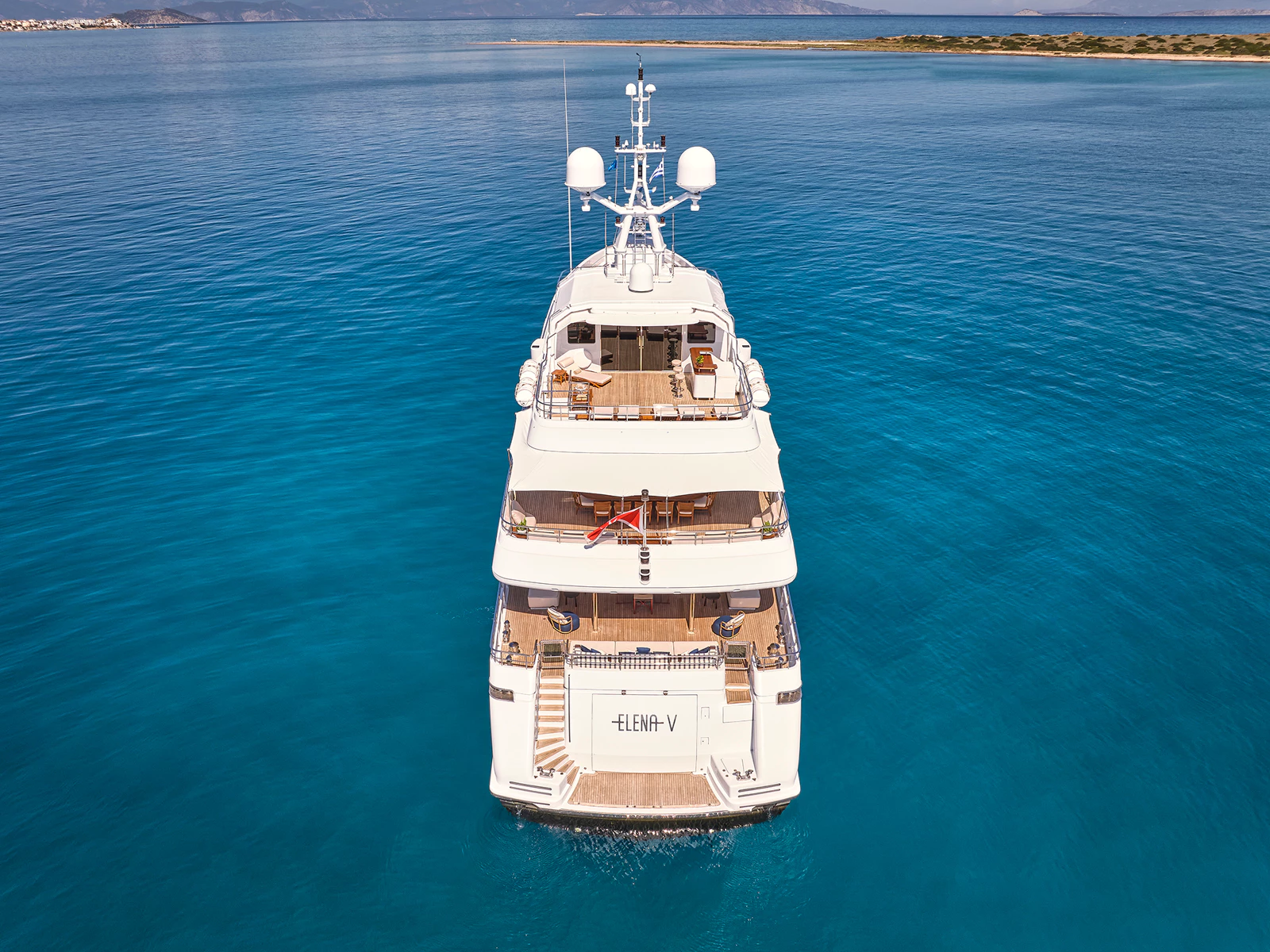 Enjoy Heavenly Elegance Onboard 50M Codecasa Yacht 'ELENA V' 