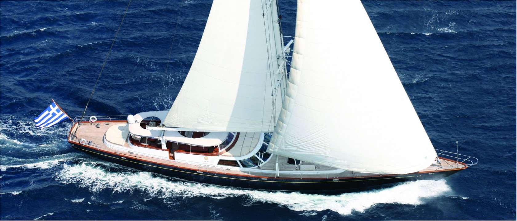 Charter GITANA 36m Perini Navi: Iconic Yacht in Greece with a 25% Discount