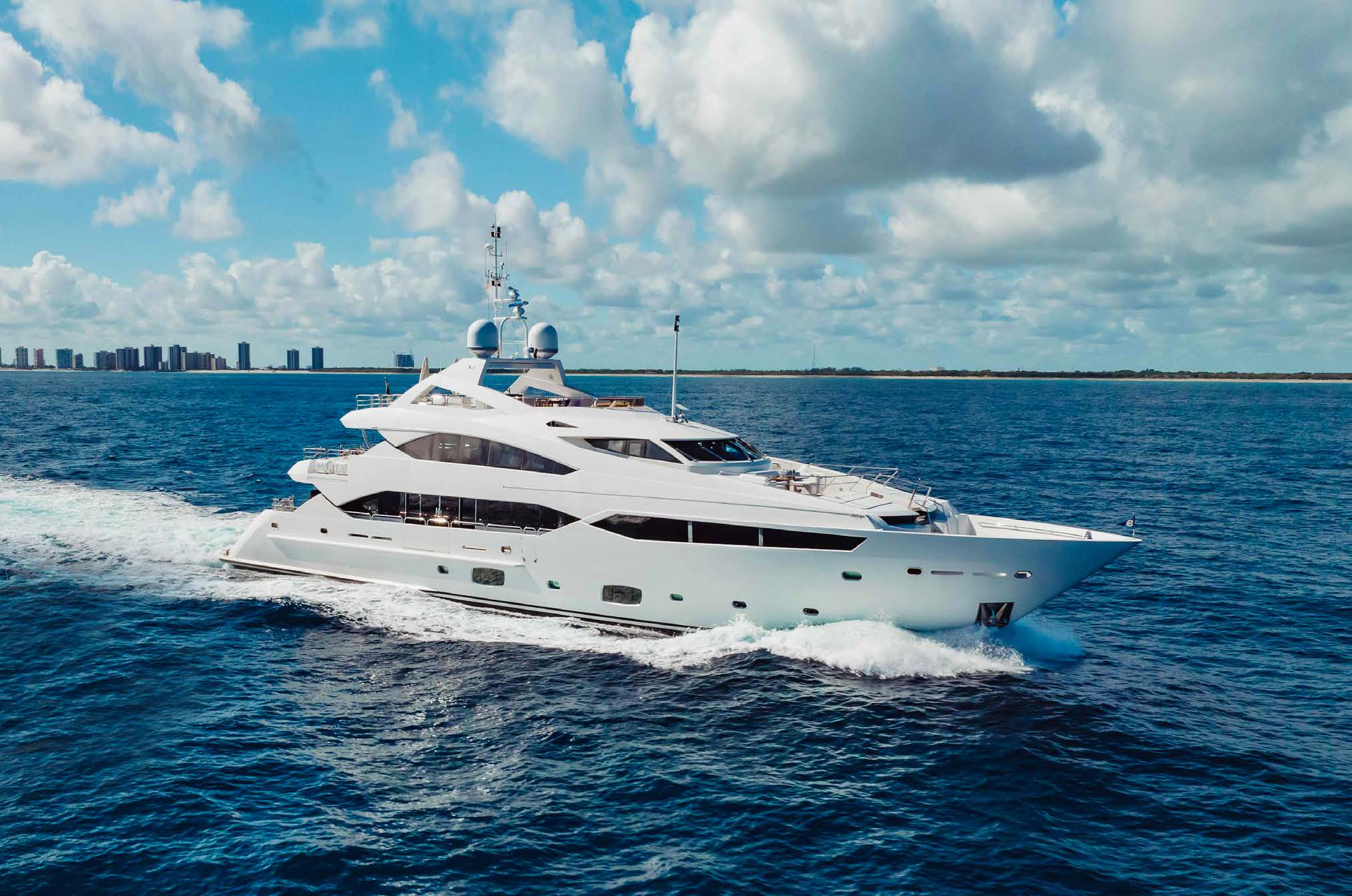 Charter the Refitted 40m Sunseeker ABOUT TIME: Luxury Awaits in the Bahamas