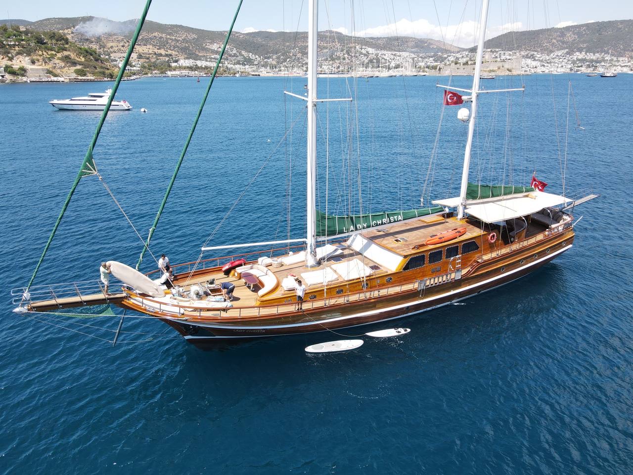 LADY CHRISTA: Luxury 36m Ketch-Gulet | Turkish Coastline Charters 2025