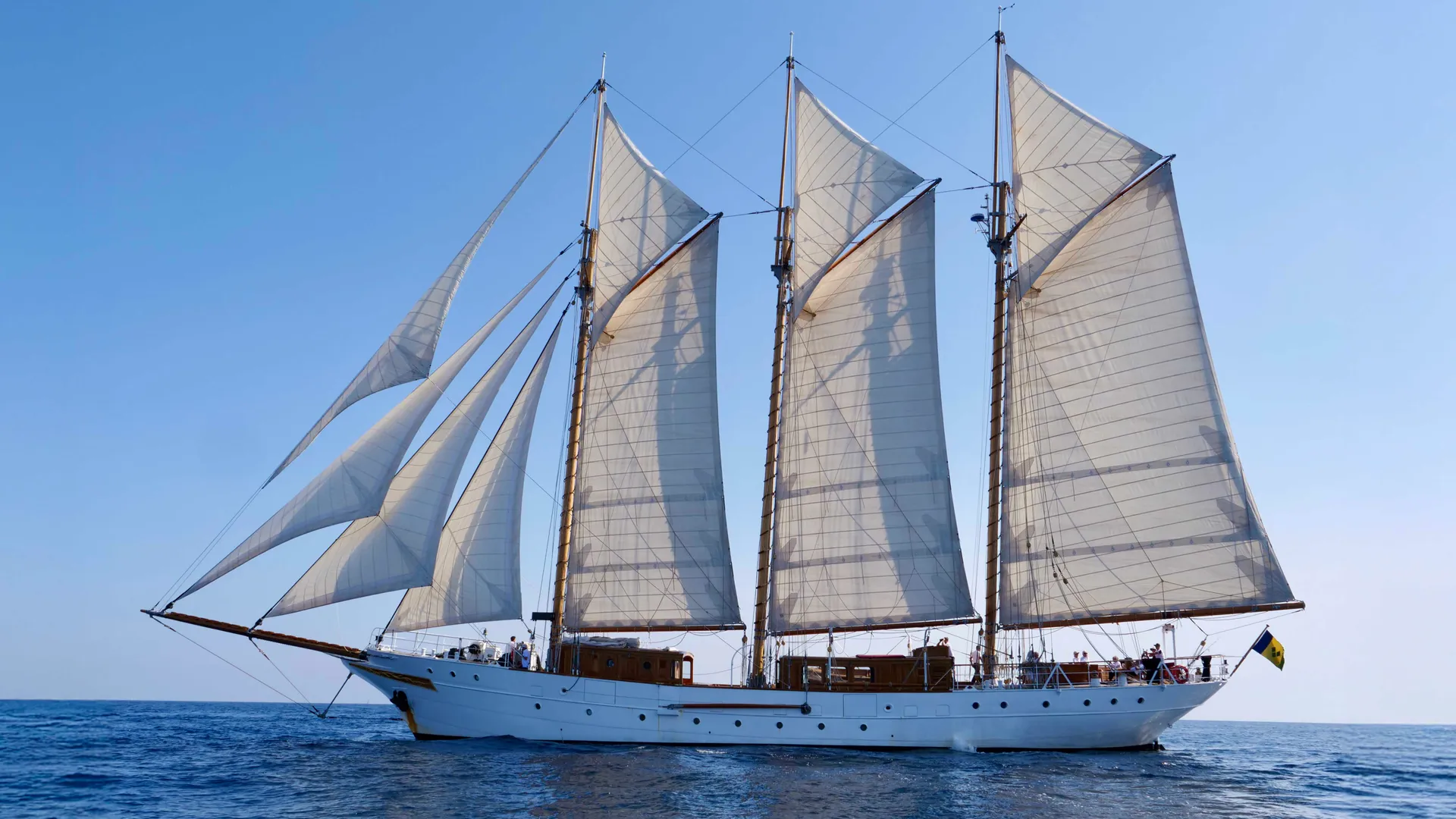 Charter the Historic S/Y TRINAKRIA