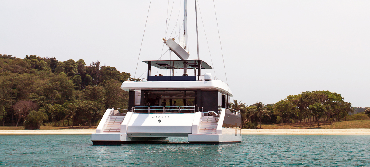 S/Y Midori: A Luxurious Sunreef 68 Catamaran Available for Charter in the Bahamas – Summer 2025