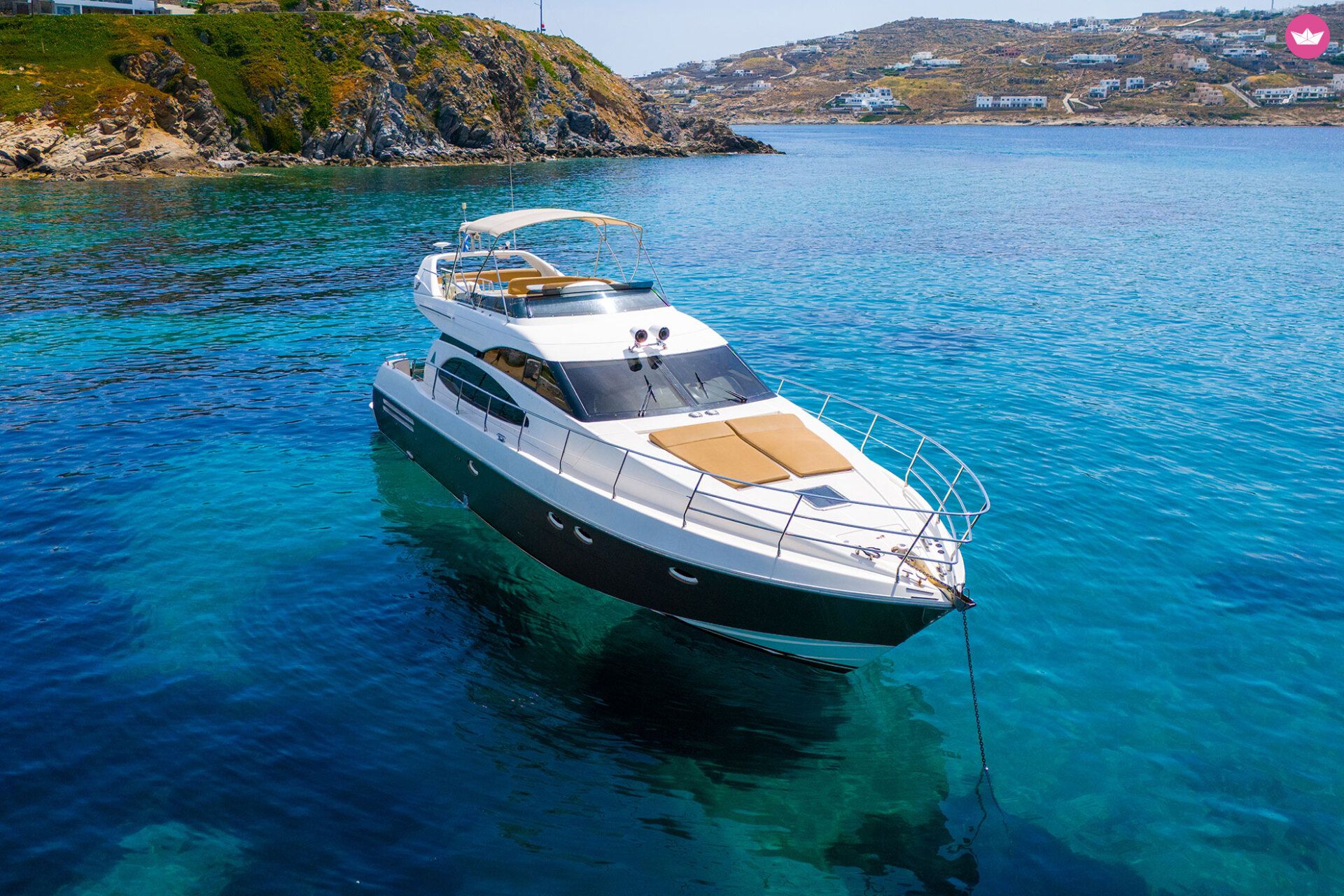 Mykonos aboard the Azimut 58ft