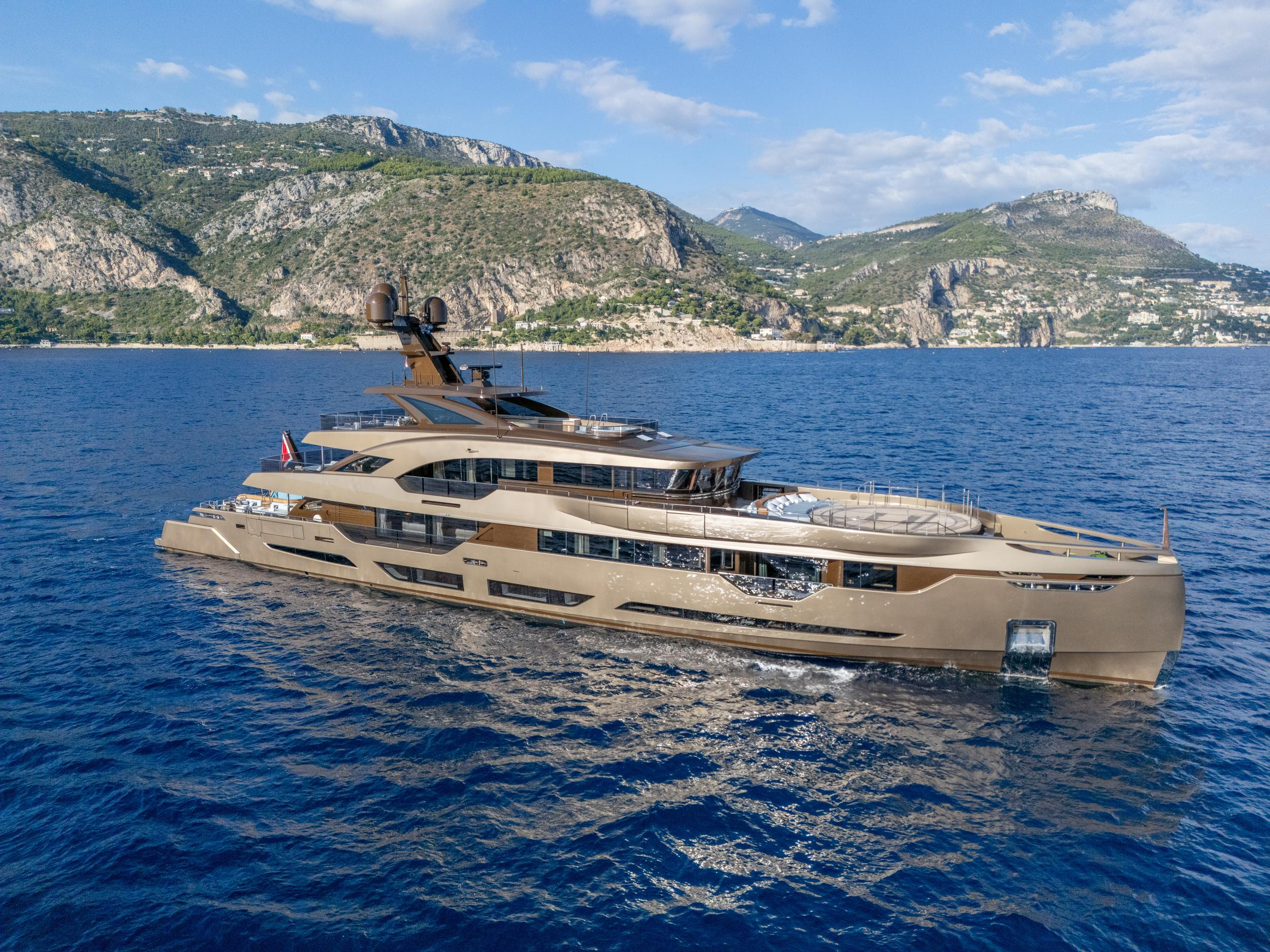 Charter the Luxurious ANJELIF 50m Columbus Yacht in the Mediterranean, Caribbean & Bahamas