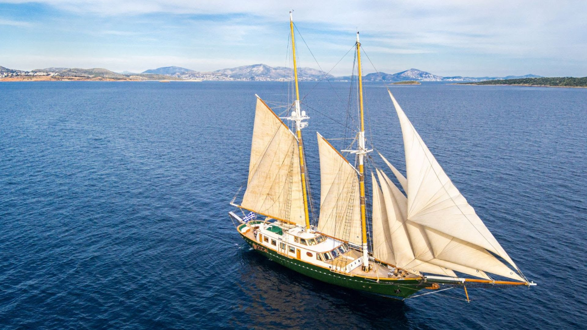 Charter ARKTOS: A Luxurious 42-Meter Motor Sailer Escape in the Greek Islands