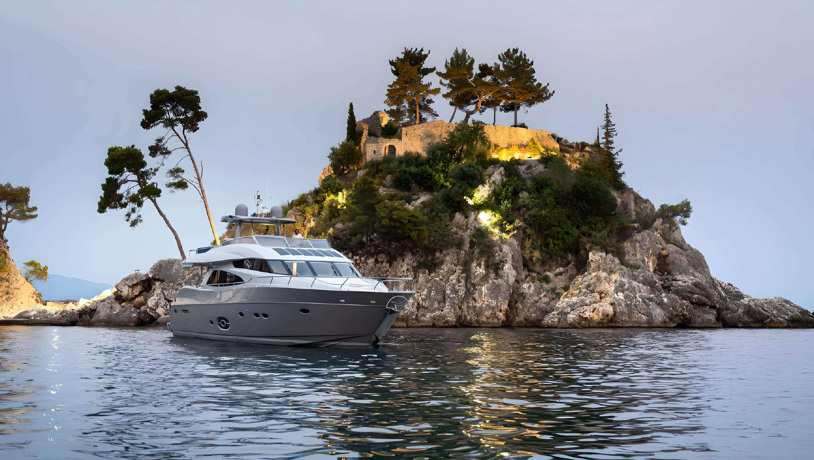 Luxury Motor Yacht Charter in the Ionian Islands: Discover STELA 117