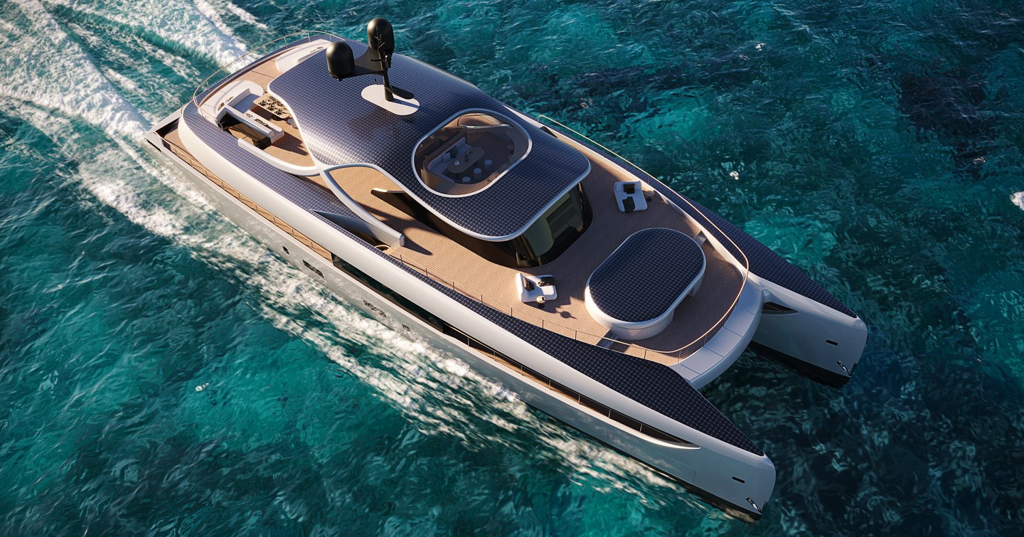 Rossinavi Reveals the 43m SolSea Catamaran: A Solar-Powered Luxury Revolution