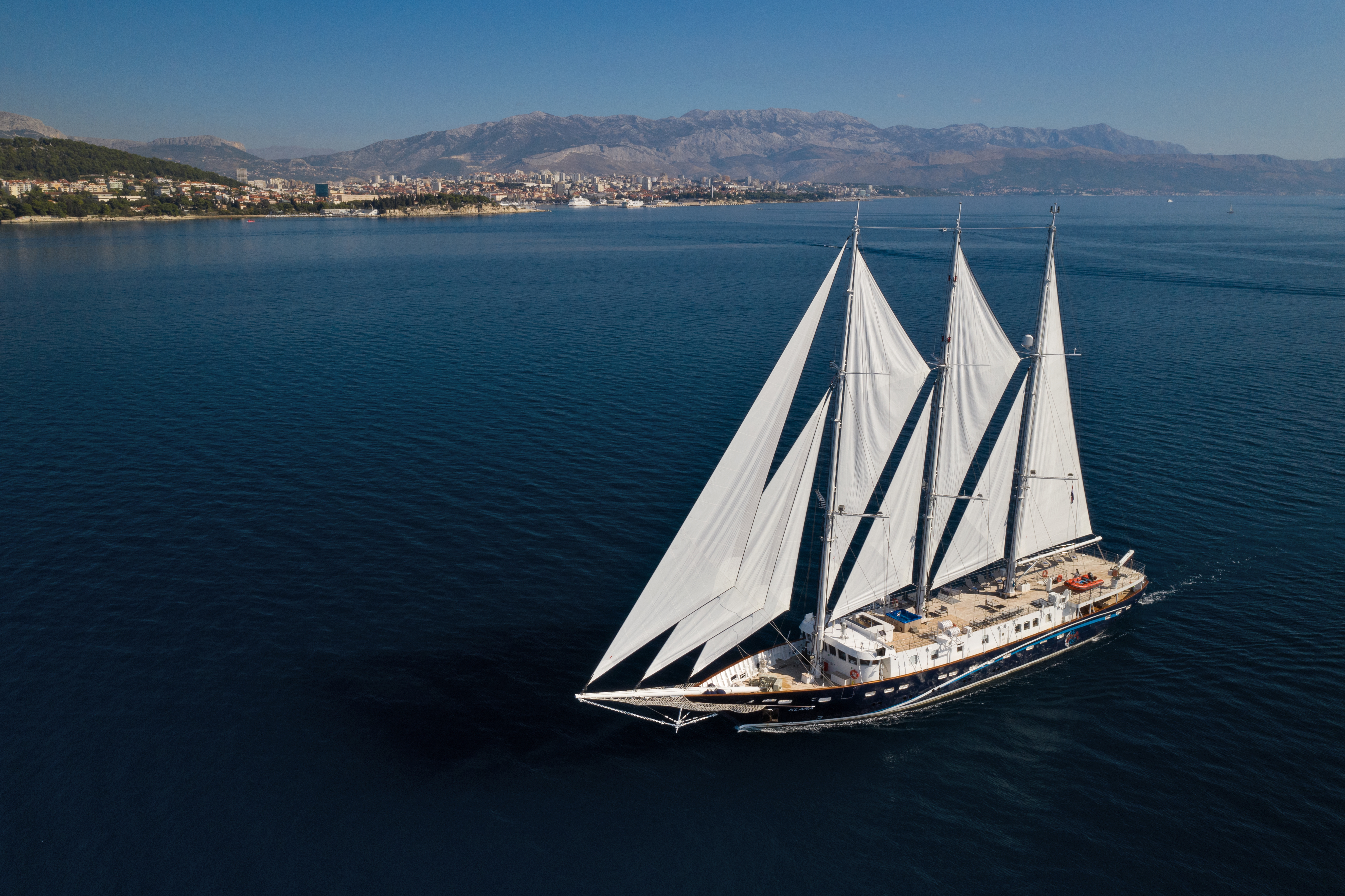 KLARA: Luxury 64m Schooner for Charter | Mediterranean Adventures 2025